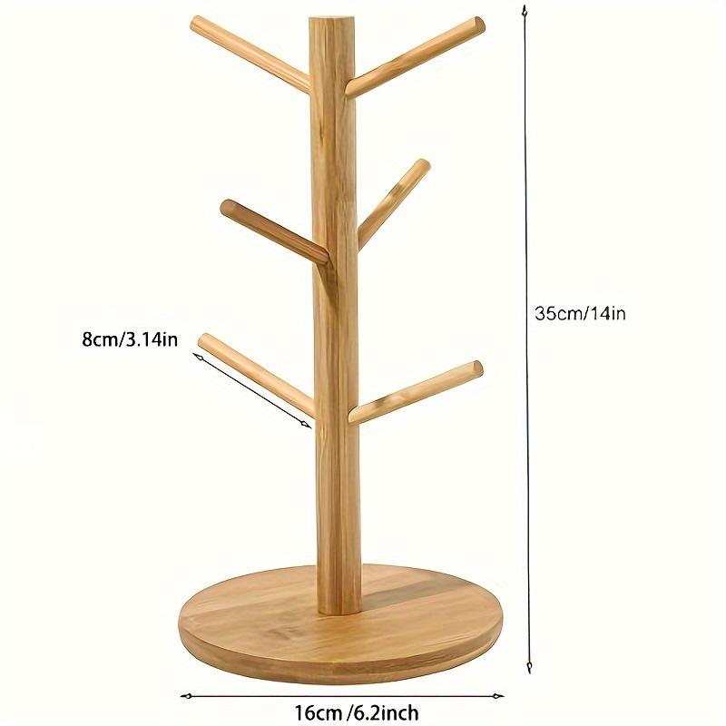 

Wooden Headband Holder Storage Rack - Tree Shaped Multi-purpose Jewelry and Hair Accessory Display Rack XL шоколадный