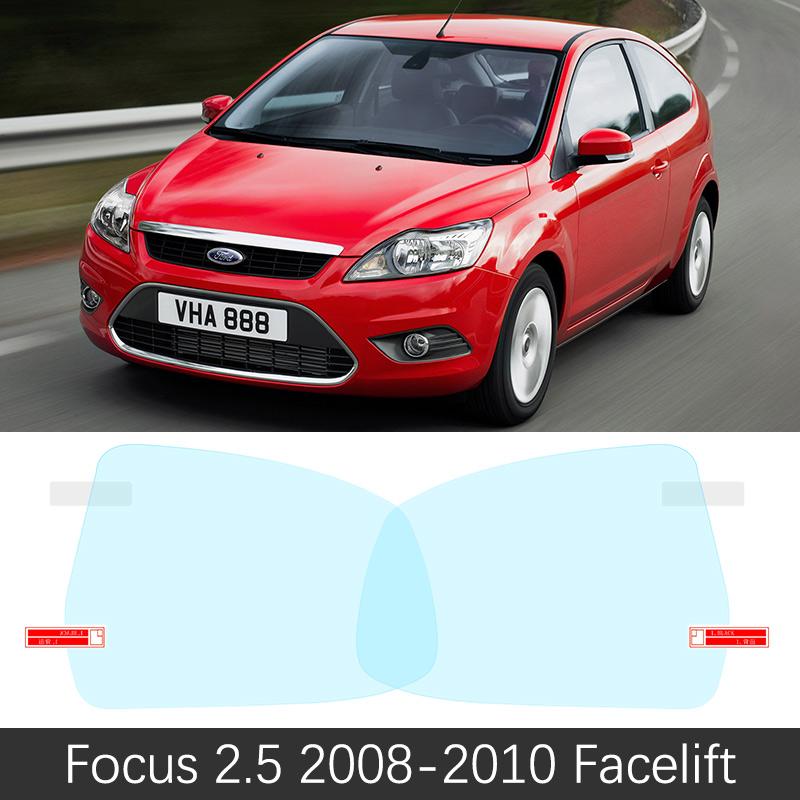for Ford Focus 2 3 4 2004~ Full Cover Rearview Mirror Anti Fog Film Accessories MK2 MK3 MK4 ST 2008 2012 2014 2016 2018