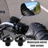 Motorradspiegelbolzen | 2 Stück Universelle Motorradspiegellochbolzen, Motorrad-Rückspiegel