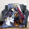 Nightmare Before Christmas Blanket Soft Throw Blanket For Home Bedroom Bed Sofa Travel Office Solid Christmas Blanket