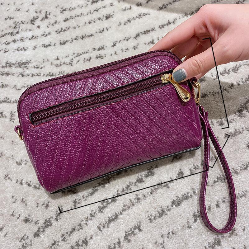 New Small Bag for Summer Women's Handheld Korean Crossbody Bag Soft Leather Mini Mobile Phone Bag for Work Small Bag