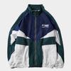 Spring Mens Varsity Jackets Women Windbreaker Loose Patchwork Thin Casual Autumn Retro Casual Color Block College Coats Unisex