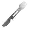 10-In-1 Adventure Utensil Stainless Steel Outdoor Multi-Tool with Spoon Foldable Camping