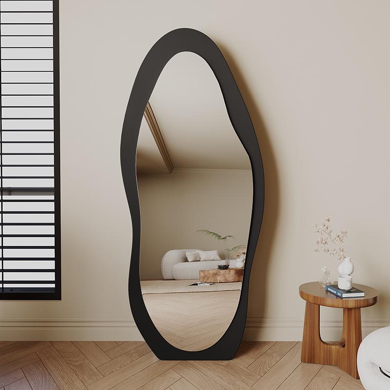 Senfu Ultra-Clear Irregular Full-Length Mirror, Wall-Mounted, Explosion-Proof for Home & Bedroom Use