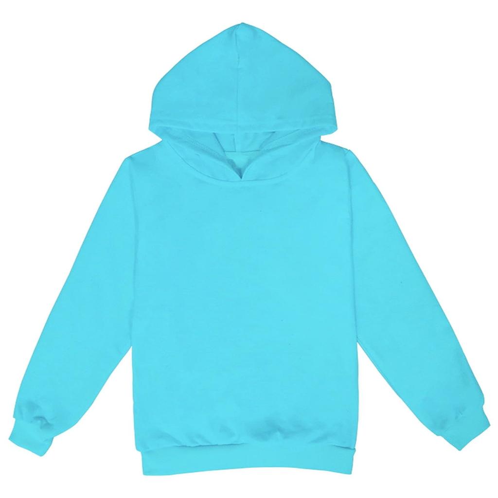 Children's Fashion Solid Color Pullover Casual Versatile Hoodie Sweatshirt
