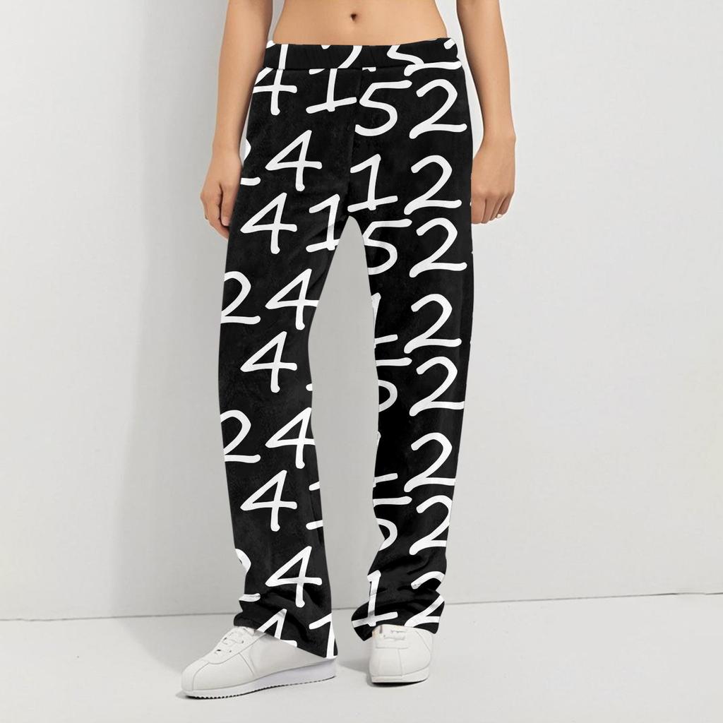 Anime Pyžamové kalhoty Oblečení na spaní Ležérní Stahovací šňůrka Kalhoty v pase Pohodlné Rovné Yoga Volné kalhoty