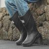 Men's Versatile High-Top Waterproof Non-Slip Rain Boots for Outdoor Activities and Fishing