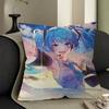 Music H-Hatsune Girl M-Mikues Cushion Cover Pillowcase Upholstery Sofa Throw Pillow Home Decor Pillowcas