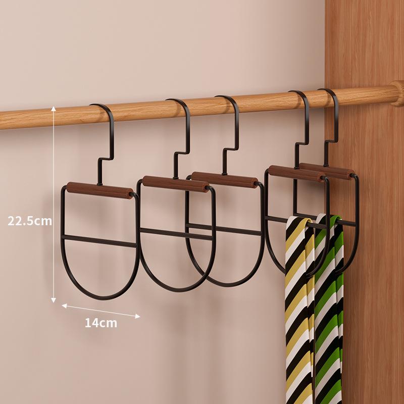 Multi-functional Wrought Iron Round Scarf and Tie Display Rack