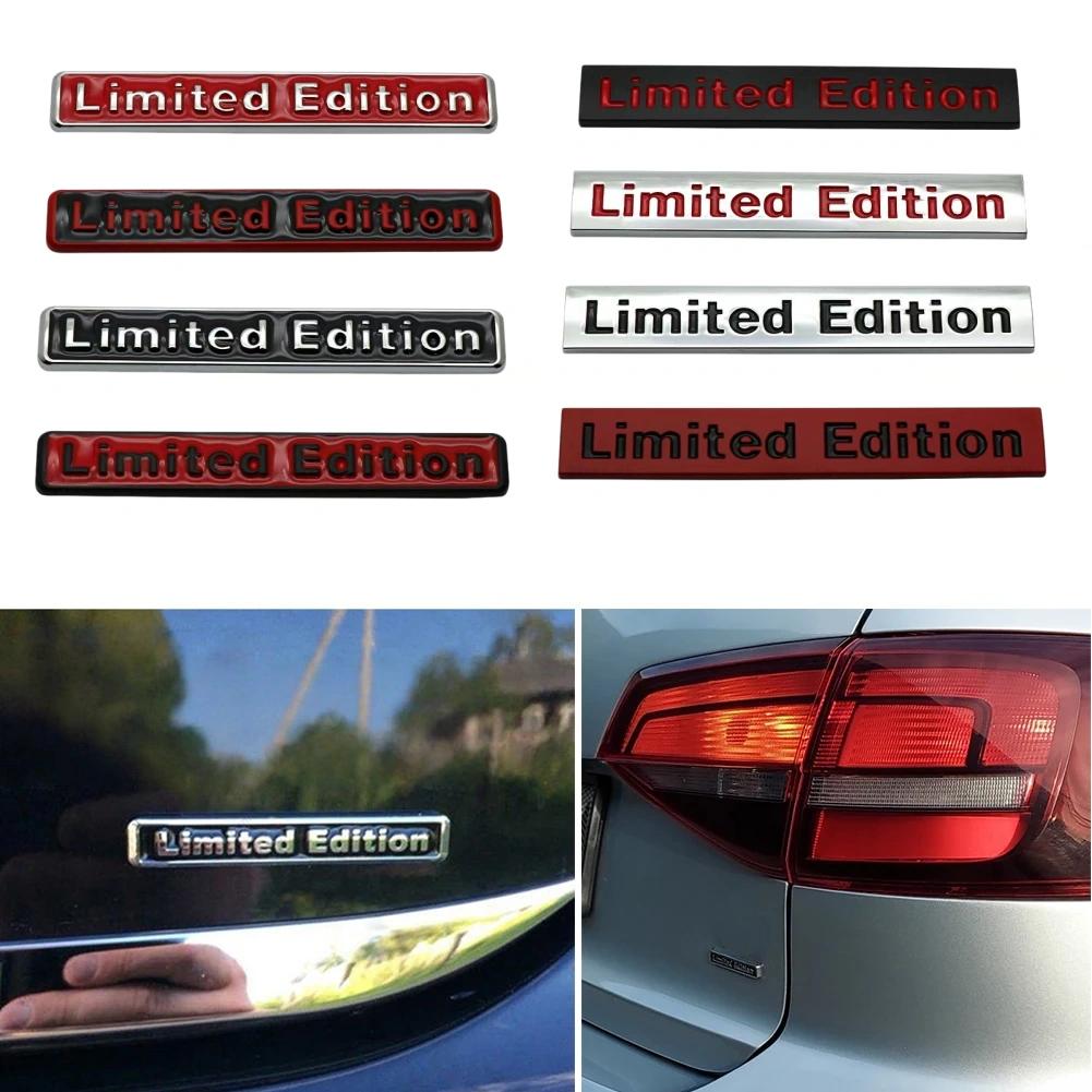1Pc Metal Limited Edition Logo Fender Trunk Badge Emblem Racing SUV Sports Stickers Car Body Decal for All Car