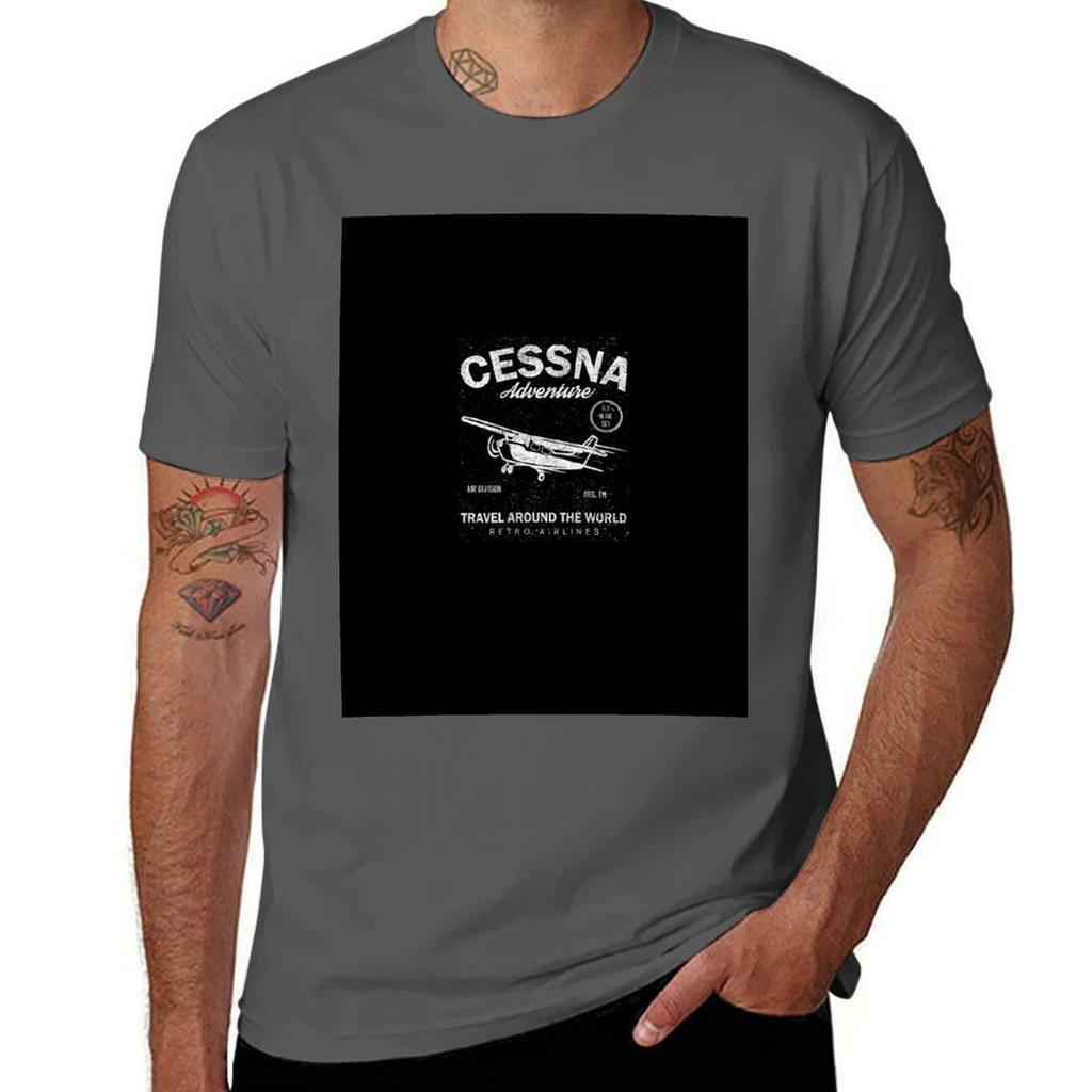 Cessna Adventure Tshirt T Shirt Custom Print Tshirt