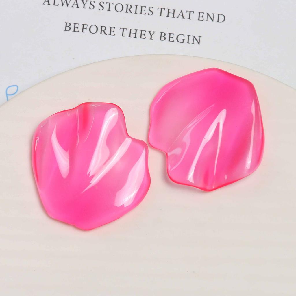 Korean Summer Transparent Leaf Resin Accessories, Sweet DIY Earring Phone Case Craft Making Materials for Women