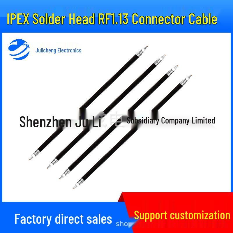 RF1.13 Dual-Head High-Temp Coaxial Connector Cable for Wi-Fi Module, Tablet, and Laptop
