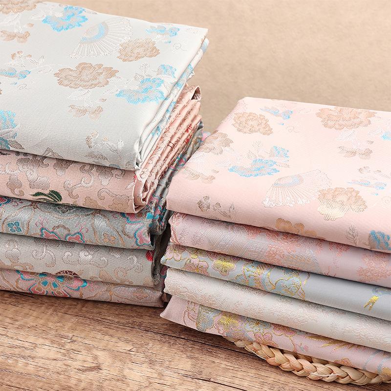 100*150cm High-grade Brocade Jacquard Fabric Satin Fabric Diy Sewing Hanfu Kimono Children's Clothing Chinese Costume Apparel