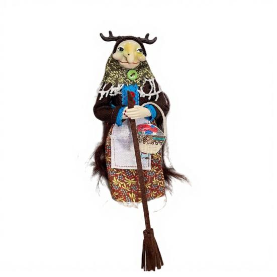 

Christmas Pendant Good Luck Handmade Charm Kitchen Wizard Doll Wizard Statue Hanging Doll Home Decor A