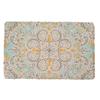 Retro Flower Style Soft Flannel Doormat Kitchen Mat Anti Slip Water Absorb Carpet 40*60cm (1)