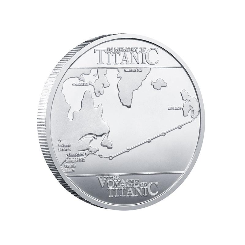 Titanic commemorative coins metal medals decorations