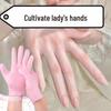 Hydrating Silicone Hand & Foot Masks for Moisturizing Dry Skin, Wear While Sleeping