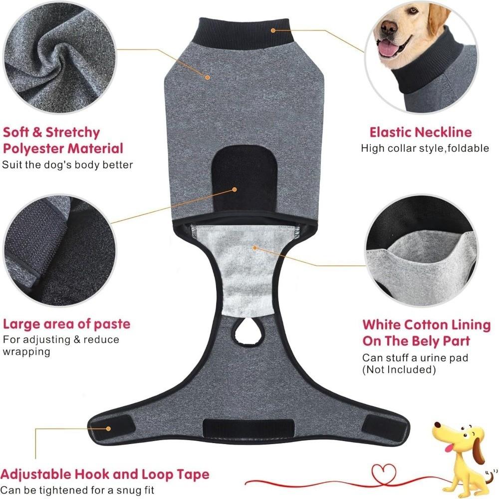Breathable Dog Recovery Suit Elastic Pet Underwear Dog Physiological Pants  Neutering Recovery