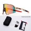 S3 Cycling Glasses: UV400 Anti-UV Road Bike Sunglasses with 3 Interchangeable Lenses.