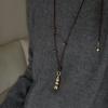 Long Chain Necklaces Rope Sweater Chain Fashion Pea Pod Necklaces  Gift