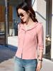 Women's 2025 Slim-Fit Hooded Long-Sleeve T-Shirt: Spring/Autumn Lightweight Short Jacket Top