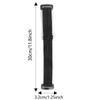 Fascia lifting viso nera a forma di V regolabile con clip elastica BB antirughe da 1,5 cm