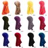 Men Unisex Women Velvet Breathable Bandana Hat Turban Caps Doo Headwear Durag