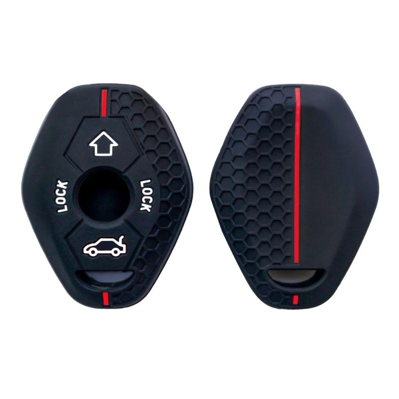 Remote Key Cover Protective Shell Full Protection Key Fob Case Scratchproof Protector Silicone Car Key Case for E46