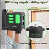360 Degree Rotating Magnetic Foldable Level Holder Strong Magnetism Bracket For Laser Level With 1/4' Thread Convenient Storage