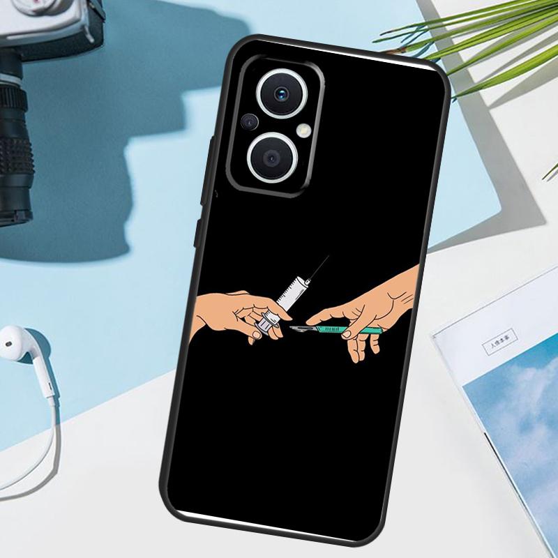Medicine Doctor Nurse Case For OPPO Reno 12F 12 13 11 F 8T 7 8 10 Pro OPPO Find X8 X6 Pro X3 X5 Lite Phone Cover