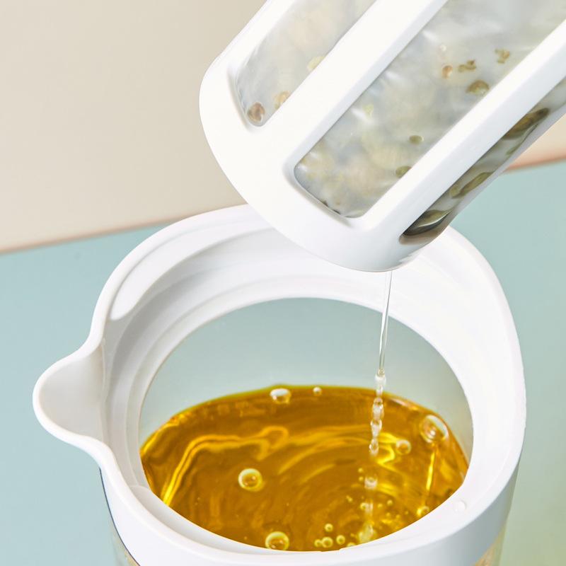 1.1L Manual Cold Brew Coffee Maker With Handle High-Capacity Water Bottle Summer Portable Juices Tea Fruit Coffeeware Pot