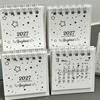 Portable 2027 Desk Calendar Polka Dots Paper Calendar Cute Mini Desktop Calendar  Desk Decor