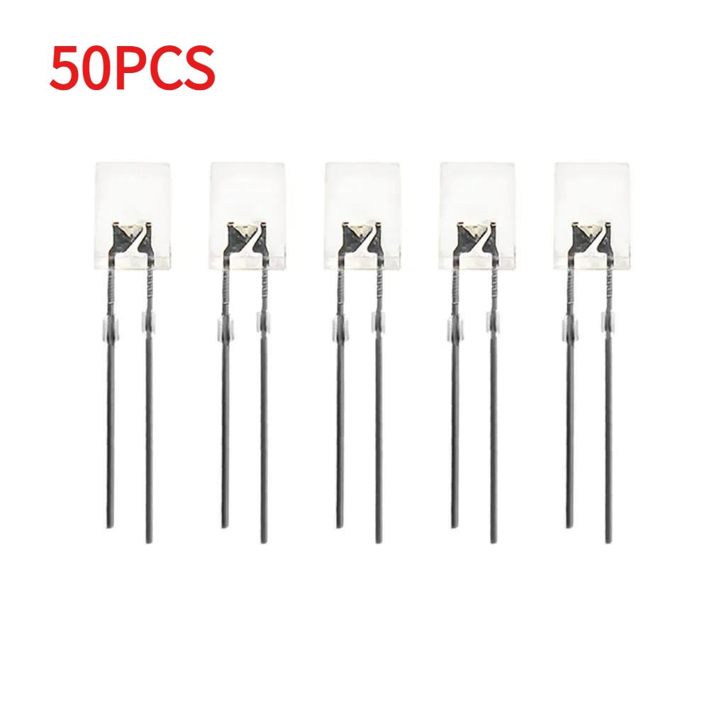 50/100pcs 2x5x7mm Diode LED Square 5-Color 2*5*7mm Light-Emitting Diode LED Kit for DIY Electronic