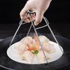 Non-slip Stainless Steel Anti-Scald Plate and Tray Lifter Clip for Kitchen Use