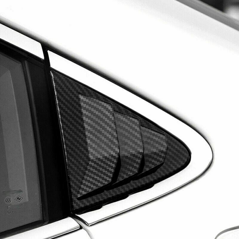 For Toyota Corolla Sedan      Car Rear Window Louver Shutter Cover Scoop Side Vent Trim Windshield Cover