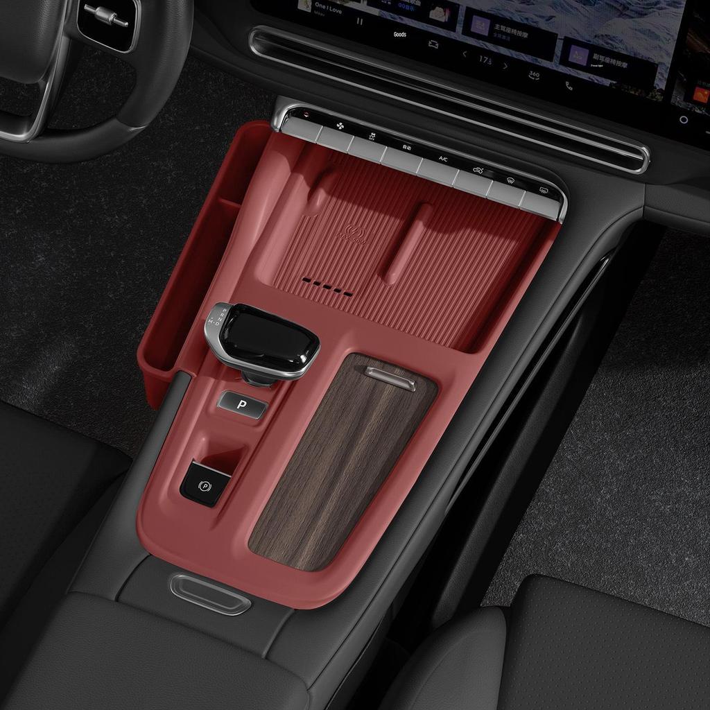 Fits 26 Geely Xingyue L Models: Central Control Silicone Storage Box Organizer.