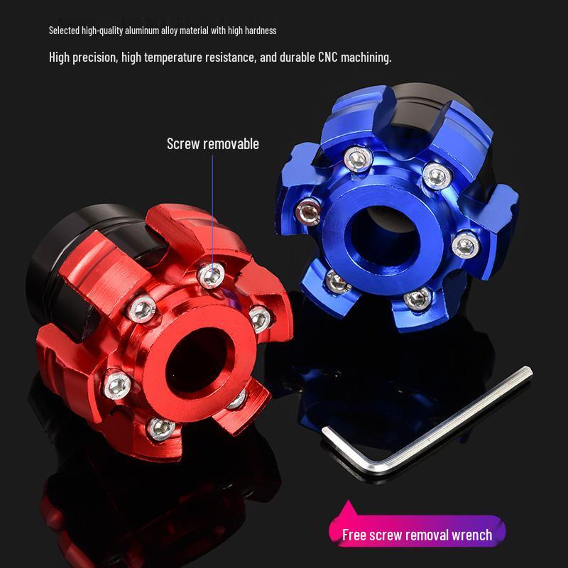 Ninebot Nine Electric Scooter Aluminum Alloy Shock Absorption Anti-collision Front Fork Decorative Cup White CNC Aluminum Alloy Anti-fall Cup /1 Pair