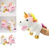 Einhorn-Handpuppe, Plüschtier, weich und kuschelig, Rollenspielgefährte für Kinder