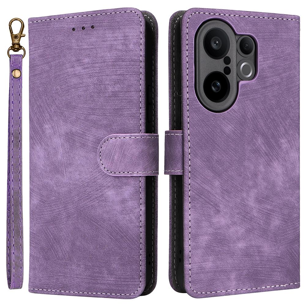 For vivo X200 FE 5G/S30 Pro mini 5G Case Wallet RFID Blocking PU Leather Phone Cover Stand with Strap