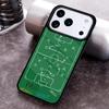 Football Field Phone Case for iPhone 17 16 15 Pro Max Air 14 13 12 11 Plus Shockproof Cover