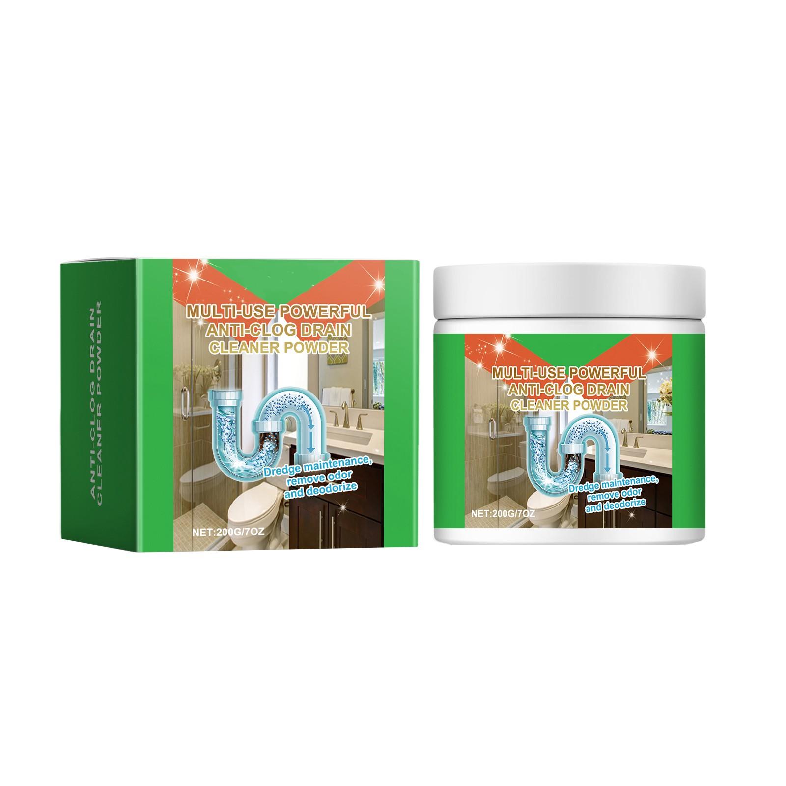 

Чистящий порошок для удаления волос, жира и засоров в канализации. Быстро проникает и растворяет засоры, вызванные маслом, волосами и остатками пищи.