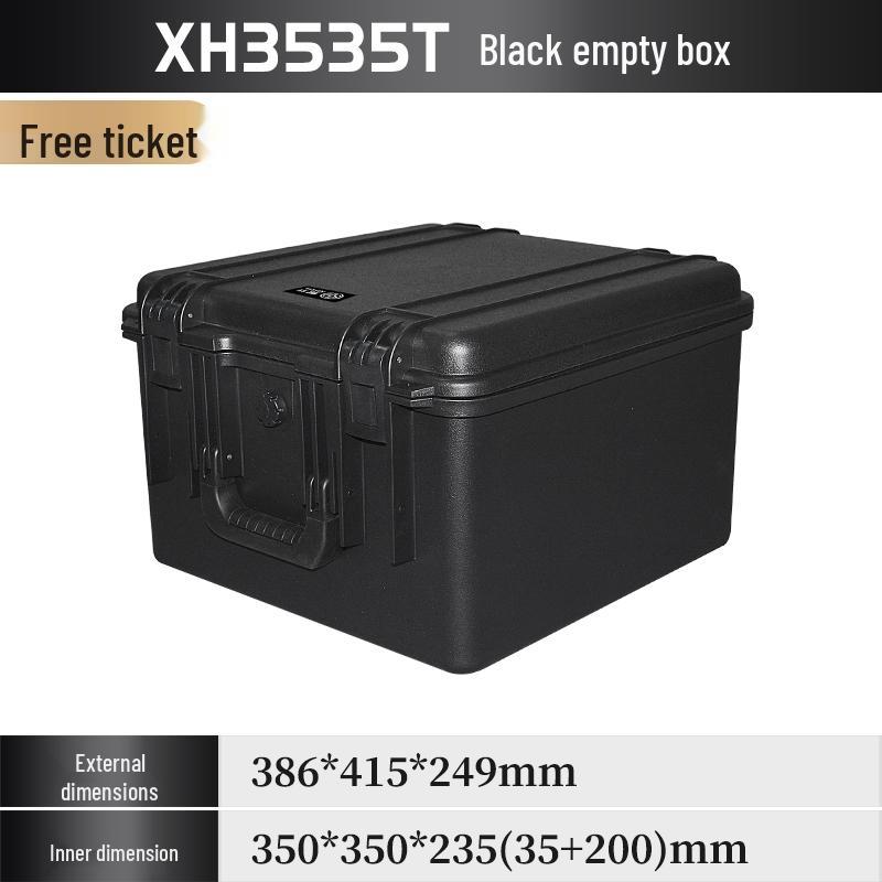 Xihua IP67 Waterproof ROHS Certified Thickened Plastic Toolbox - 35x35 Square Moisture-Proof Instrument Case
