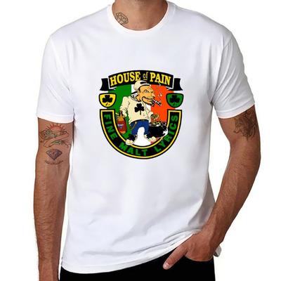 House of Pain - Fine Malt Lyrics T-Shirt T Shirt for Man 100 Percent Cotton Man T Shirts for Men Man T Shirt Designer T-Shirt