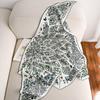 New retro temperament silk silk scarf temperament fashionable mulberry silk silk scarf gift-giving neck silk twill triangle scarf