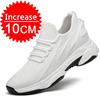 6cm 8cm Height Increase Men's Shoes New Mesh Breathable Casual Shoes Lace Up Platform Sport Shoe Mens Sports Running Shoes Tenis