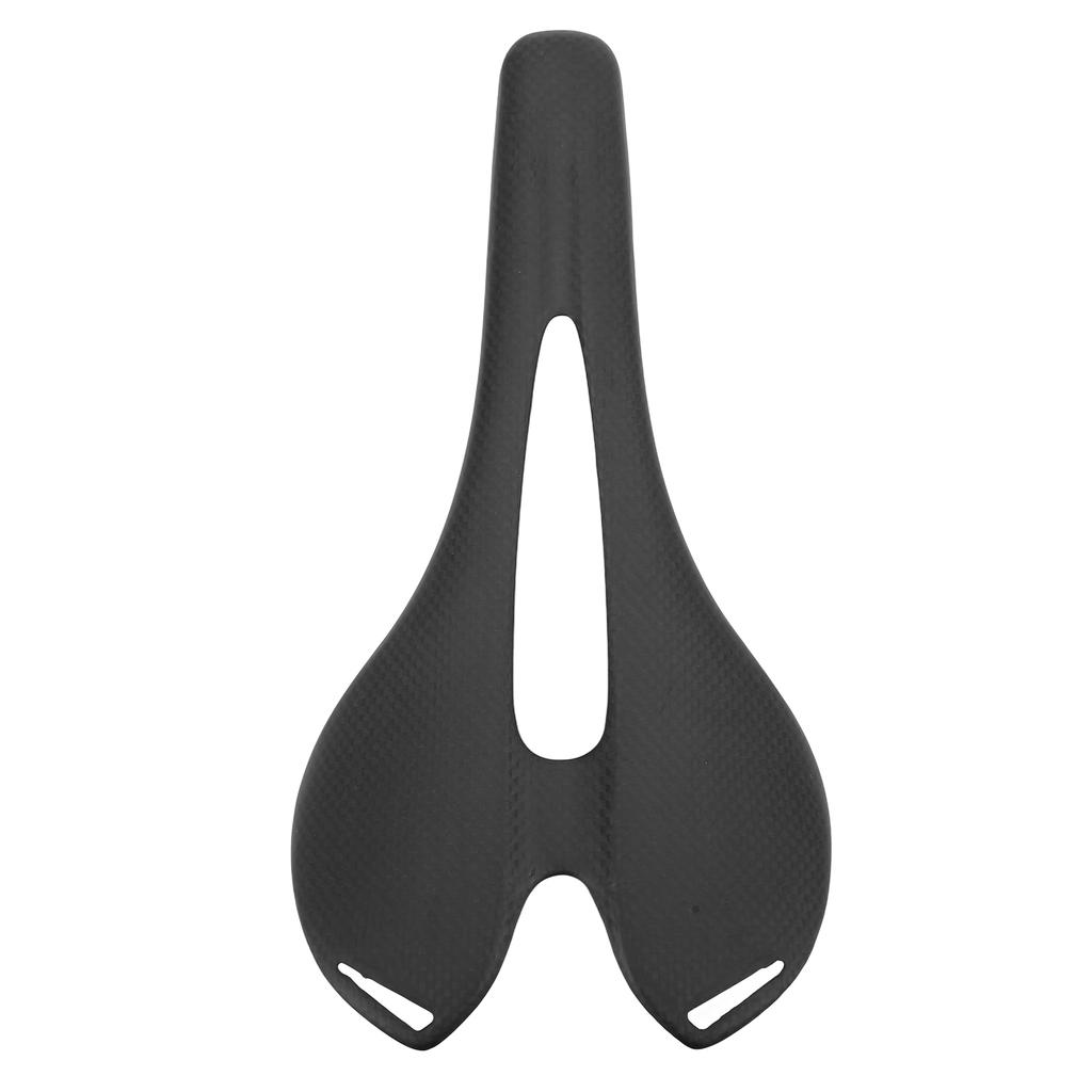 Bike Seat Cushion 3K Saddle Seat Hollow Breathable Full Carbon Fibre for Mountain Bike Road