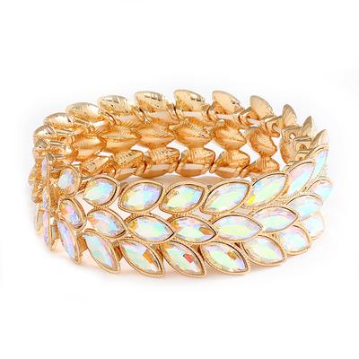 Bijoux, Bracelet Élastique de Luxe Mode Créative Strass