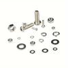 320 Pcs 304 Stainless Steel Hex Button Socket Head Cap Screw Hexagon Thread Machine Metric Nut Bolt Assortment Kit Set M2~M55