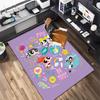 1Pc The Powerpuff Girls Printed rectangle carpet, home door mat, outdoor travel protection carpet A8